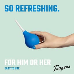 Teazers - Intieme Douche - Anaal Douche - Vaginale Douche - Klysma - Intieme Verzorging - Intieme Hygiene - Blauw — thumbnail 2