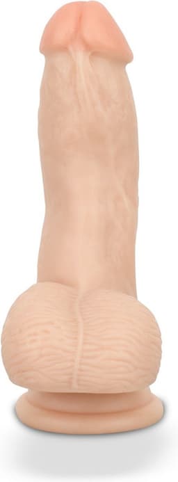 Dildo met ballen 12 cm - Beige — thumbnail 2