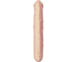 Grote Natuurlijke Vibrator met Aders en Dikke Eikel Beige - Luxe Natuurlijke Vibrator - Krachtige Siliconen Vibrator - EZlove — thumbnail 5