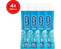 Durex Glijmiddel Play Pleasure Gel Tingle – 100ml x4