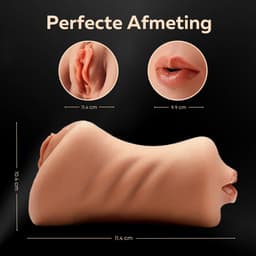 Quick Relief Silvana™ - Masturbator - Pocket Pussy - Sex Toys voor Mannen - 3 in 1 - Realistisch - Sex Toys voor Mannen - Kunstvagina — thumbnail 2