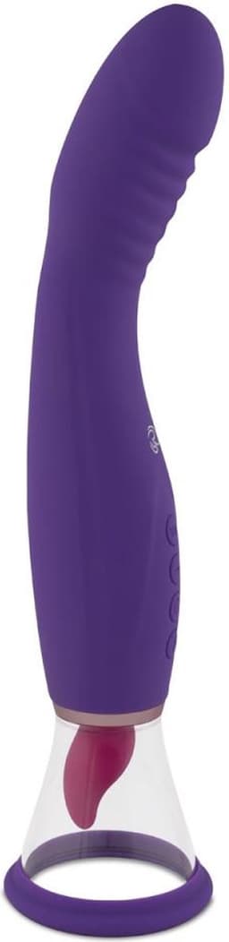 EasyToys - Pleasure Pump met G-Spot Vibrator - Vibrators voor Vrouwen - Clitoris Zuiger - Clitorispompen - Sex Toys voor Vrouwen - Vibrators - Seksspeeltjes - Clitoris Stimulator - Paars — thumbnail 4