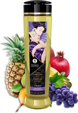 Shunga - Massageolie - Libido Exotic Fruit - 240 ml — thumbnail 1