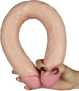 Realistische Dubbele dildo 45 cm lang — thumbnail 3