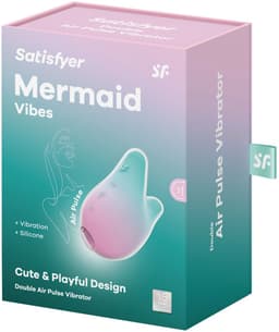 Satisfyer - Mermaid Vibes - Vibrerende Luchtdruk Vibrator - Mint/Roze — thumbnail 5