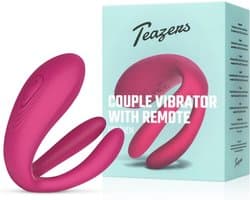 Teazers - Koppelvibrator met Afstandsbediening - Vibrator - Vibrators voor Vrouwen en Mannen - Sex Toys voor Vrouwen - Vibrators - Vibrator voor Koppels - Vibrator met Afstandsbediening - Roze
