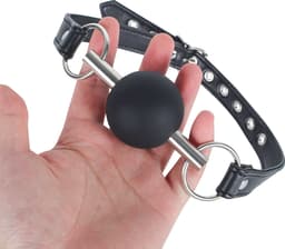 Banoch - Ballgag black Luxe - Siliconen - Zwart - bondage — thumbnail 3