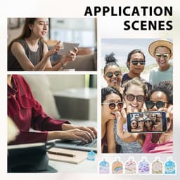 Dailygoods - Set van 6 USB Stofstekkers in Kleurrijke Designs — thumbnail 4