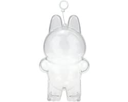 Dailygoods- Beschermhoes Vinyl Plush Toy - Transparante PVC Tas - Duurzaam Acrylmateriaal - Eenvoudige Installatie - Optimale Bescherming - Flexibele Siliconenhouder - Vitrinekast