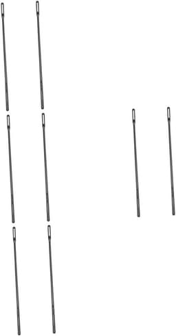 Fluit Reiniger - Schoonmaak Staaf - Onderhoud Instrument - Duurzaam Plastic Materiaal - 8 Stuks - Zwart — thumbnail 1