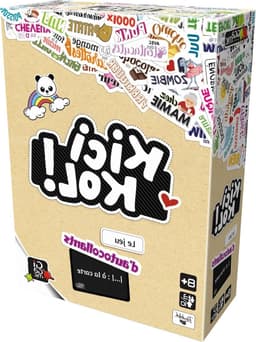 Bordspel - Familie spel - Avondje plezier - Met stickers - 3-10 spelers - Zwart rood — thumbnail 1