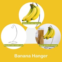 lascivious Bananenhouder moderne bananenboom standaard voor keuken aanrecht bananenstandaard, B — thumbnail 5