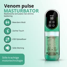 Desiredrops® Venom Pulse - masturbator voor mannen electrisch – Automatische Masturbator voor Mannen – Blowjob Simulator – verschillende intensiteiten – Luxe Sex Toy - masturbator voor man – masturbator voor mannen blowjob - Discreet — thumbnail 2