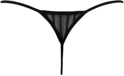 WOH heren microfiber G-string personal allure mesh zwart — thumbnail 4