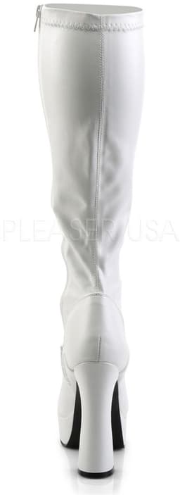 Pleaser - ELECTRA-2000Z Kniehoge laarzen - US 16 - 47 Shoes - Wit — thumbnail 3