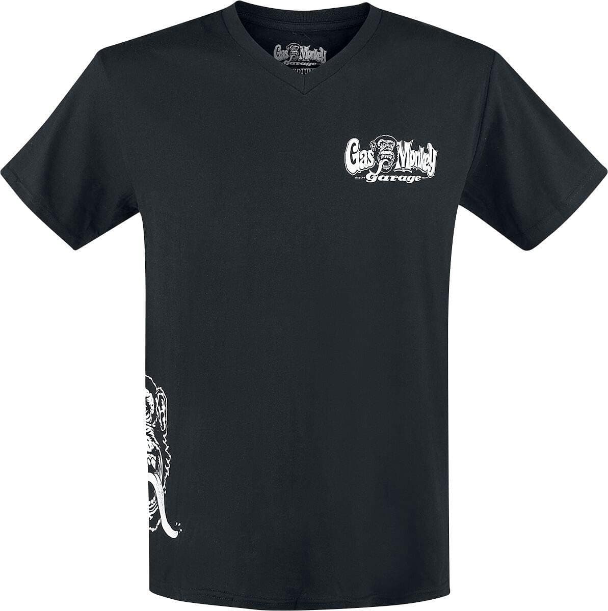 Zwart T-Shirt met Grafische Opdruk voor Motorsport en Auto Liefhebbers — afbeelding 1