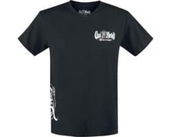 Zwart T-Shirt met Grafische Opdruk voor Motorsport en Auto Liefhebbers