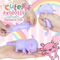 Cadeaus voor meiden: Axolotl Pluche Dieren, Dagboek, Balpen en Stickers — thumbnail 2