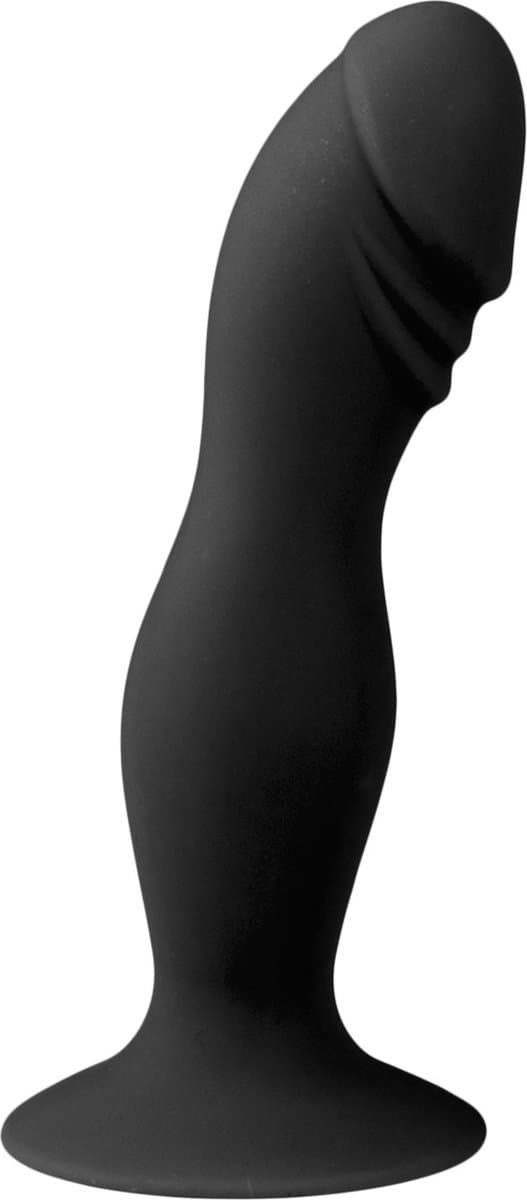 EasyToys - Siliconen Dildo met Zuignap - Dildo met Zuignap - 13,5 cm - Dildo's - Sex Toys voor Vrouwen en Mannen - Dildo Mannen Anaal - Zwart — afbeelding 1