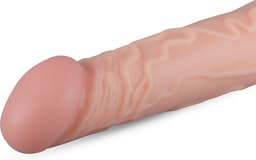 Real Fantasy - Shawn - Realistische Dildo met Zuignap - 35 cm - Dildo - Dildo's - Sex Toys voor Vrouwen en Mannen - Dildo Mannen Anaal - Beige — thumbnail 4