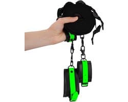 Shots - Ouch! Bevestigingsset voor Bedbindingen neon green/black