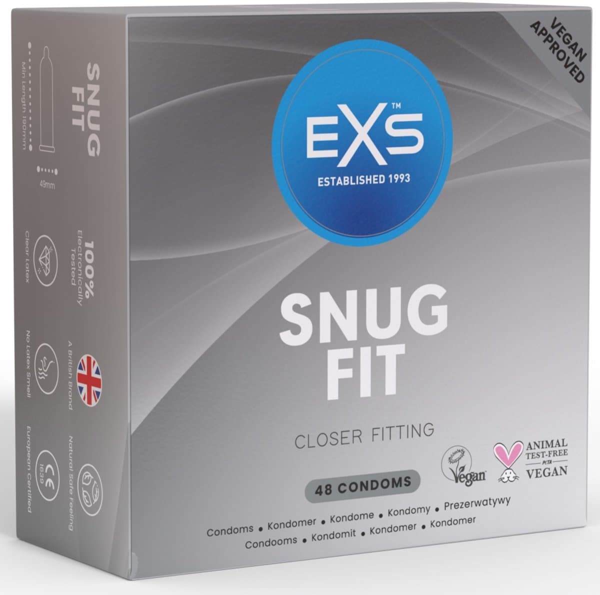 EXS Snug Fit 48 condooms — afbeelding 1