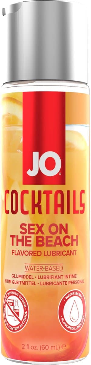 System JO - H2O Glijmiddel Cocktails Sex on the Beach - 60 ml — afbeelding 1