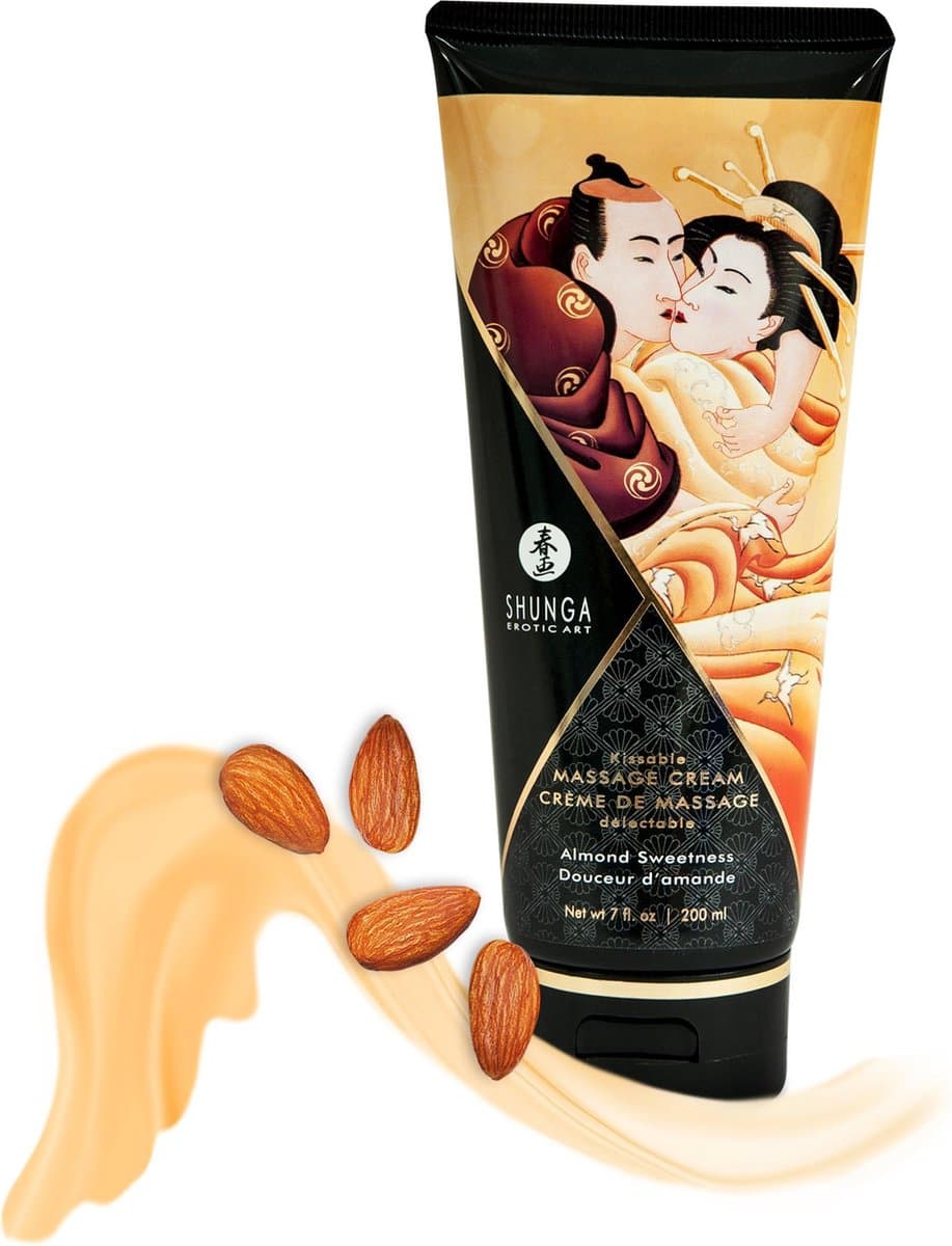 Shunga - Massage Crème - Almond Sweetness — afbeelding 1