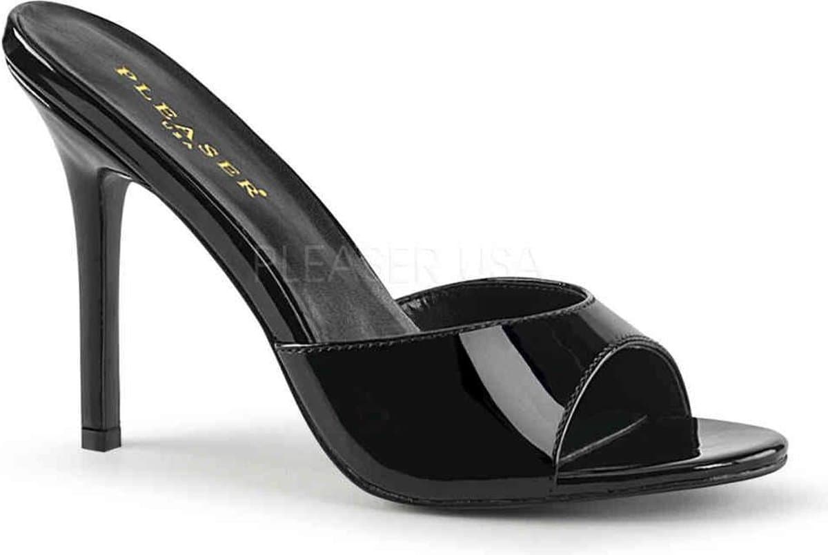 Pleaser - CLASSIQUE-01 Muiltjes met hak - US 10 - 40 Shoes - Zwart — afbeelding 1