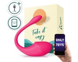 ONLYTOYS® The Wave - Vibrerend Ei met Afstandsbediening - Clitoris Stimulator - G Spot Vibrator Tril Ei met App - Vibrators voor Vrouwen en Koppels - Vibrerende Eieren - Sex Toys