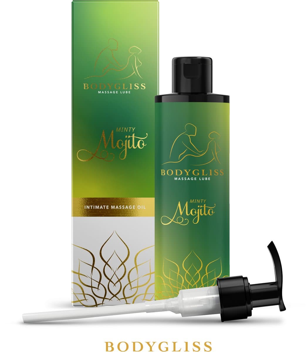 BodyGliss - Massage Olie en Glijmiddel in 1 Minty Mojito - 150 ml — afbeelding 1