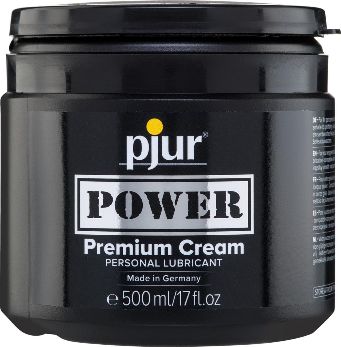 Pjur Power Premium Glijmiddel - 500 ml - Waterbasis - Vrouwen - Mannen - Smaak - Condooms - Massage - Olie - Condooms - Pjur - Anaal - Siliconen - Erotisch — afbeelding 1