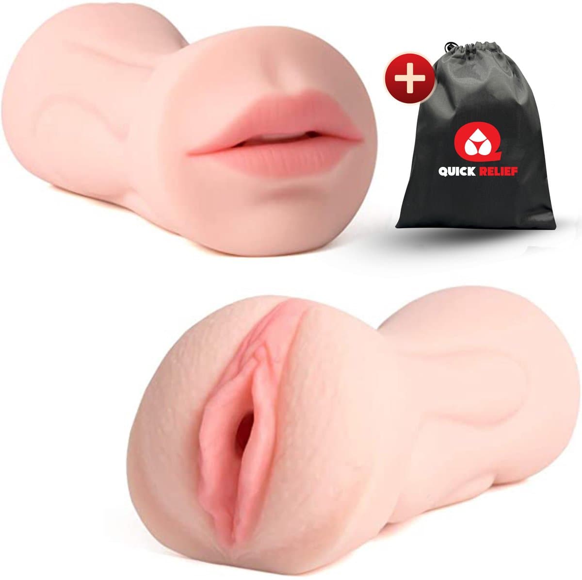 Quick Relief Lisa™ - Masturbator - 2 in 1 - Pocket Pussy - Sex Toy voor Mannen - 21 cm — afbeelding 1