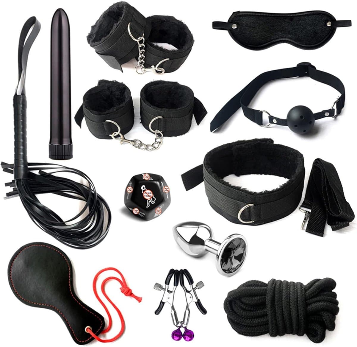 Verdikte Pluche Set – Luxe Speelaccessoires voor Koppels (13-delig) — afbeelding 1