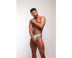 SUKREW U-Style Classic Thong Peppermint - MAAT XS - Erotisch Heren Ondergoed - String voor Man - Sexy mannen String