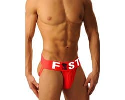 Fist Logo Jockstrap Rood maat XL