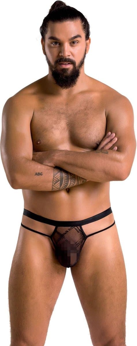 PASSION MEN | Passion 029 Thong Collin Black S/m — afbeelding 1