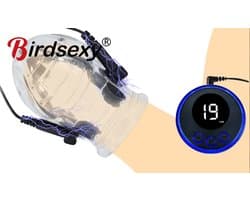 E-stim eikel stimulatie - Schok vibrator - Penis stam - Elektrische stimulatie - Afstandsbediening - Stroom - One size - Past om iedere penis