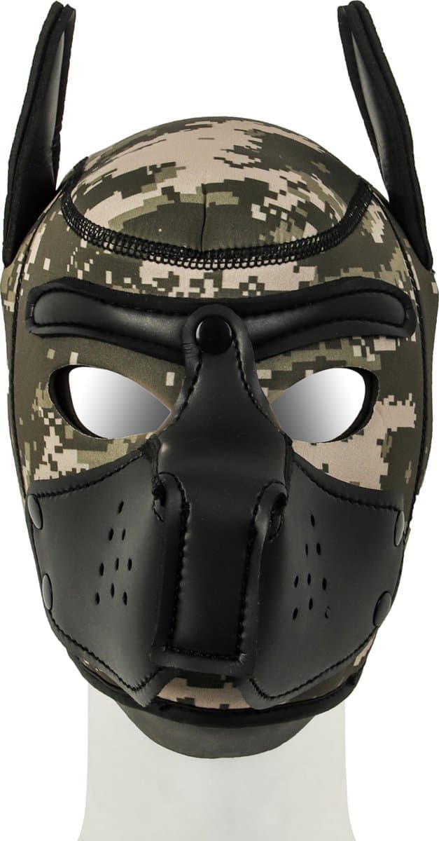 Banoch - Lindo Perrito Neoprene - honden masker puppy - camouflage — afbeelding 1
