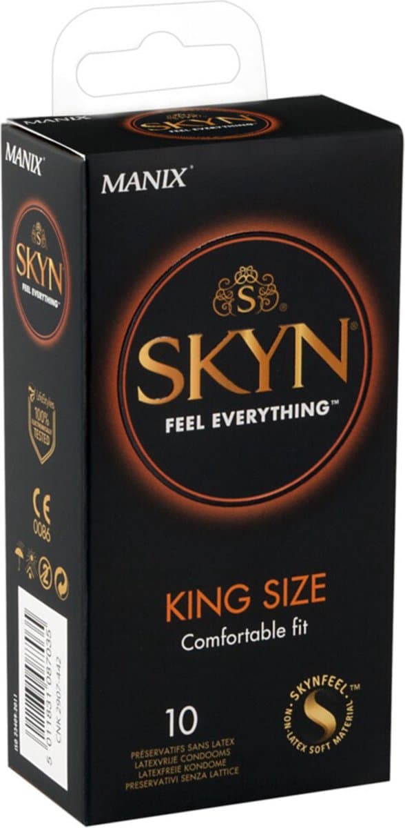 Skyn Large King Size Latexvrije condooms 10 stuks — afbeelding 1