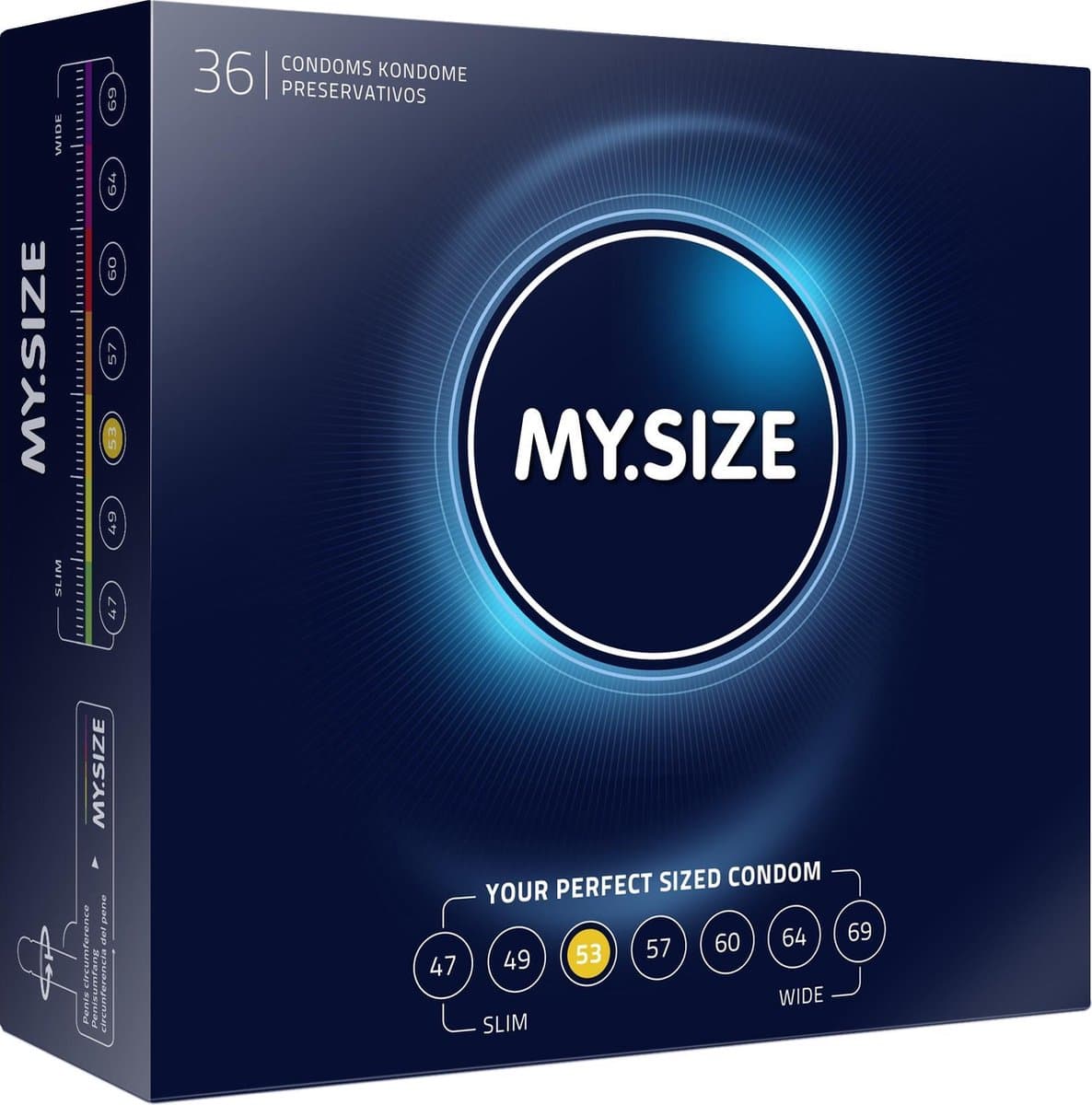 My.Size Condooms maat 53 - 36 stuks — afbeelding 1