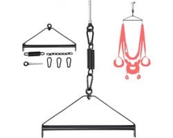 YOR® Sex Schommel - Sex Swing Extra Stevig – Seksschommel Met Blinddoek – Seksspeeltjes voor Koppel – Seks Schommel BDSM – Erotiek Toys - Sex Sling – Love Swing – Discreet Verpakt - Zwart - 44cm x 25cm x 11cm