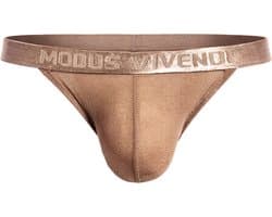 MODUS VIVENDI Mesh Through Tanga Brief Skin - MAAT S - Erotisch Heren Ondergoed - Slip voor Man - Sexy mannen Slip