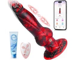 Fantasy dildo - Dragon Dildo - Animal Dildo - Dildo XXXXL Extreme - Grote Dildo's XXL - Dildo Anaal Groot - Big Dildo - met App – Sterke Zuiglap - Waterdicht