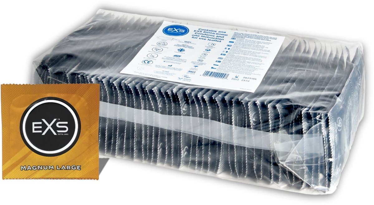EXS Magnum Large condooms (60mm) 100 stuks — afbeelding 1