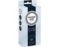 MISTER SIZE 47 Ultra Dunne XS condooms 10 stuks (verkrijgbaar in 7 maten)