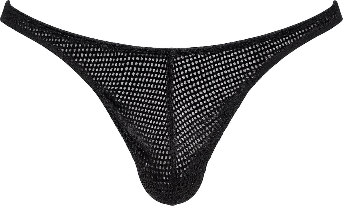 Barcode Berlin Thong Lor Black - MAAT XL - Erotisch Heren Ondergoed - String voor Man - Sexy mannen String — afbeelding 1