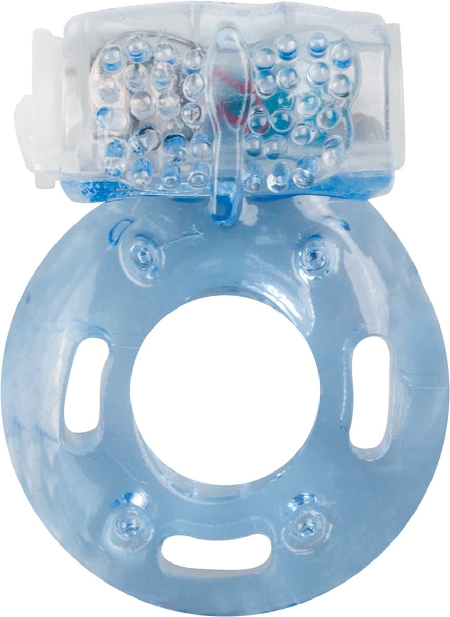 Vibrerende Cockring Met Genopte Clitorisstimulator — afbeelding 1