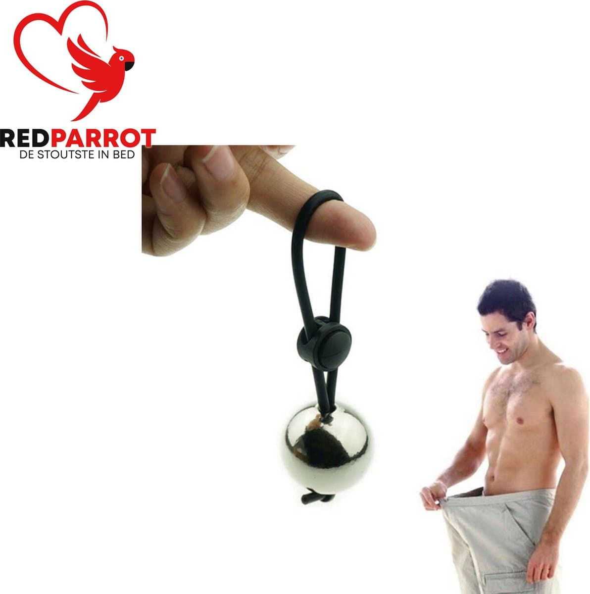 Gewicht voor balzak - BDSM - Penis ring - 250 Gram - One size — afbeelding 1