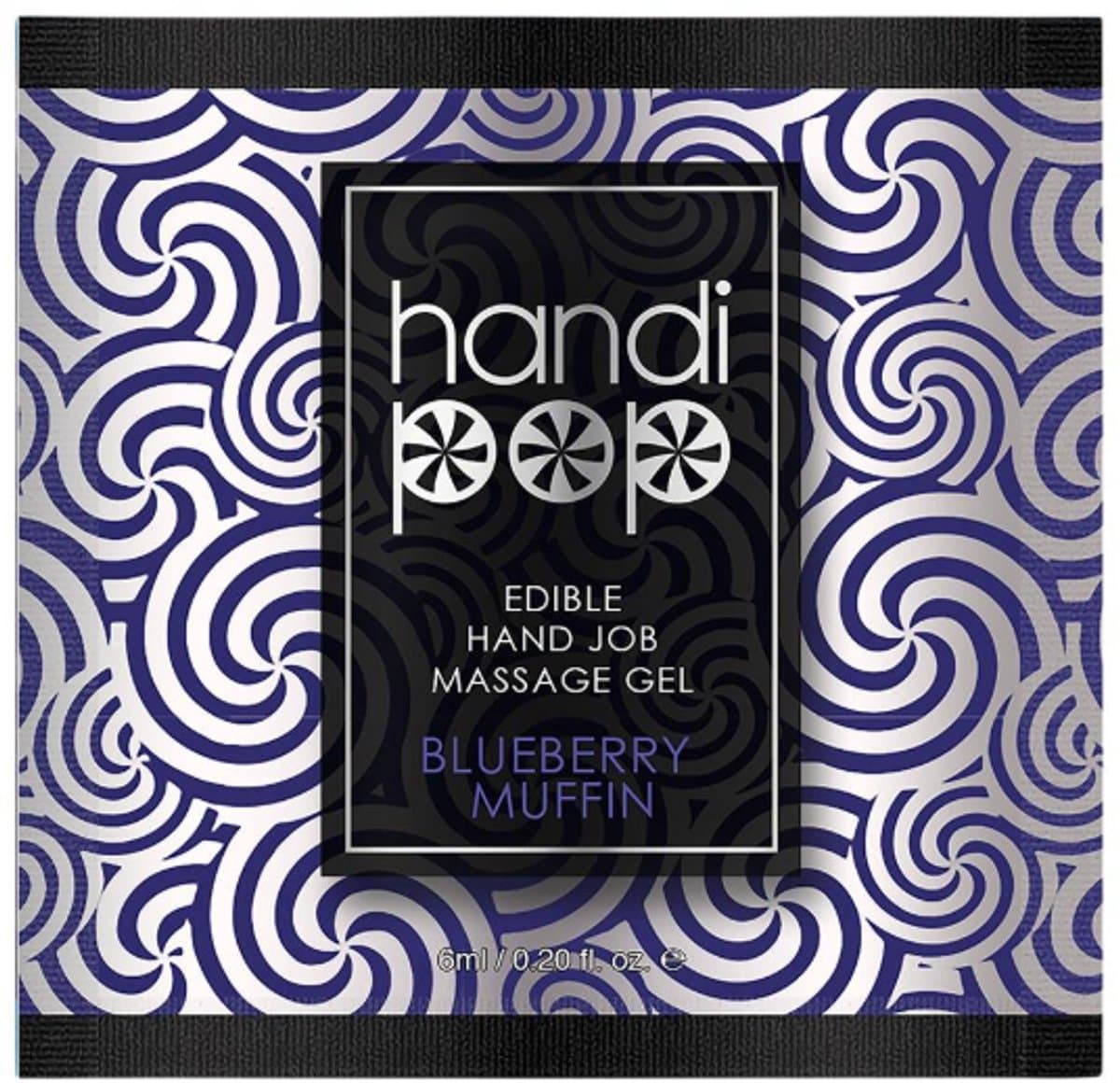 Edible Massage Gel Blueberry Muffin 6 Ml — afbeelding 1
